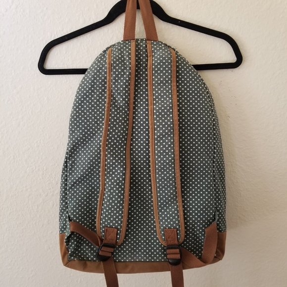 green and white polka dot backpack - Picture 8 of 10
